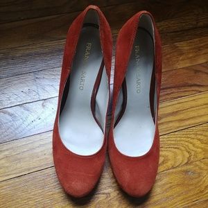 Franco Sarto Suede Heels, size 9